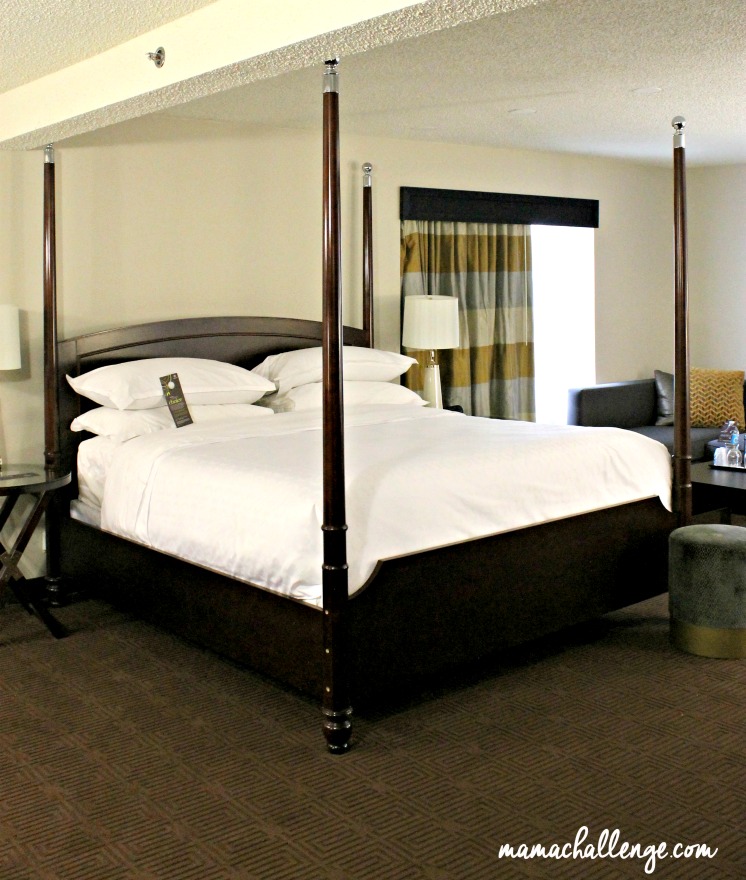 Bed-Sheraton-Fort-Worth-MamaChallenge