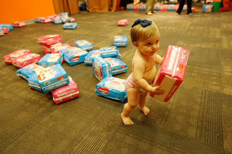 Little Girl Playing